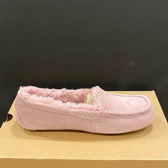 UGG Women's Ansley lavender Moccasin Slip On Slippers Shoes Loafers Flats NEW - Picture 2 of 4
